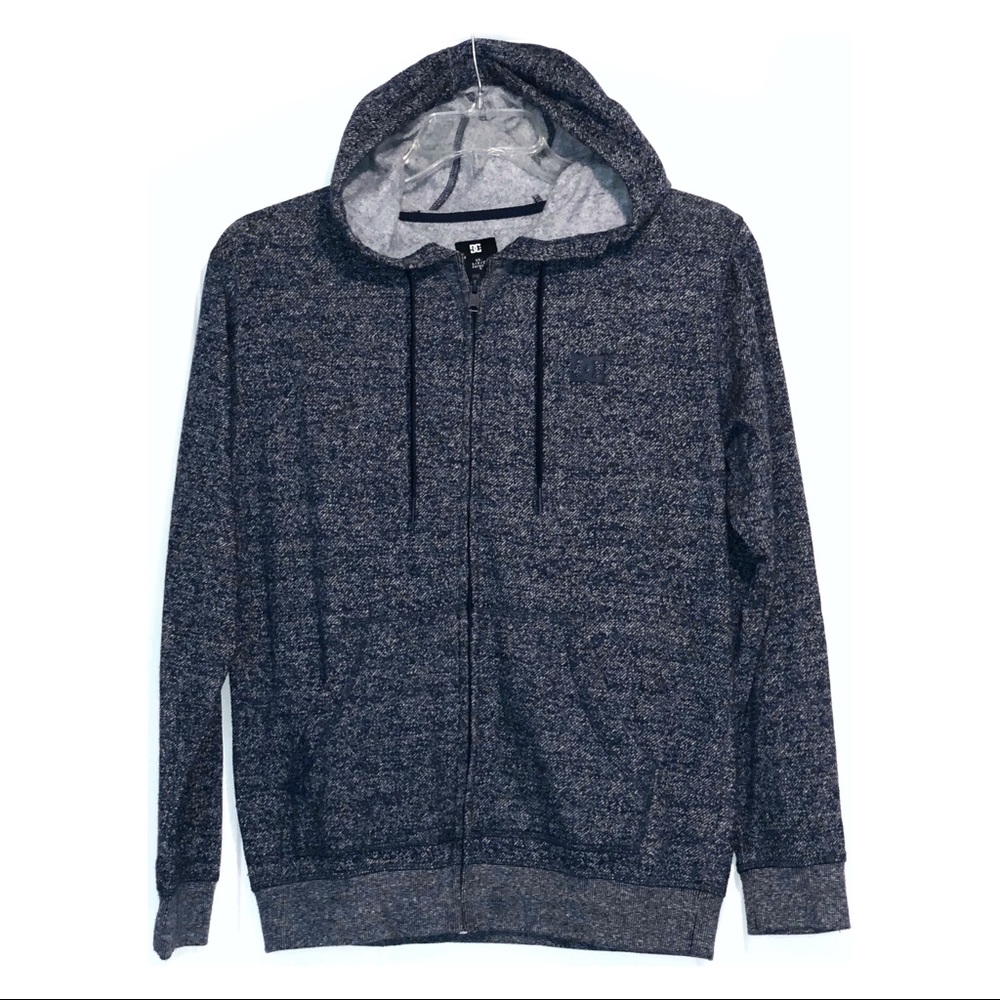 NWOT - DC Navy Cotton Hoodie Full Zip-up